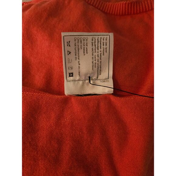 Cute Chanel Coral pink Logo Printed Sleeveless Top M sz - Picture 13 of 13